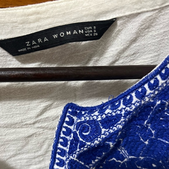 Zara embroidered blouse - Picture 4 of 7